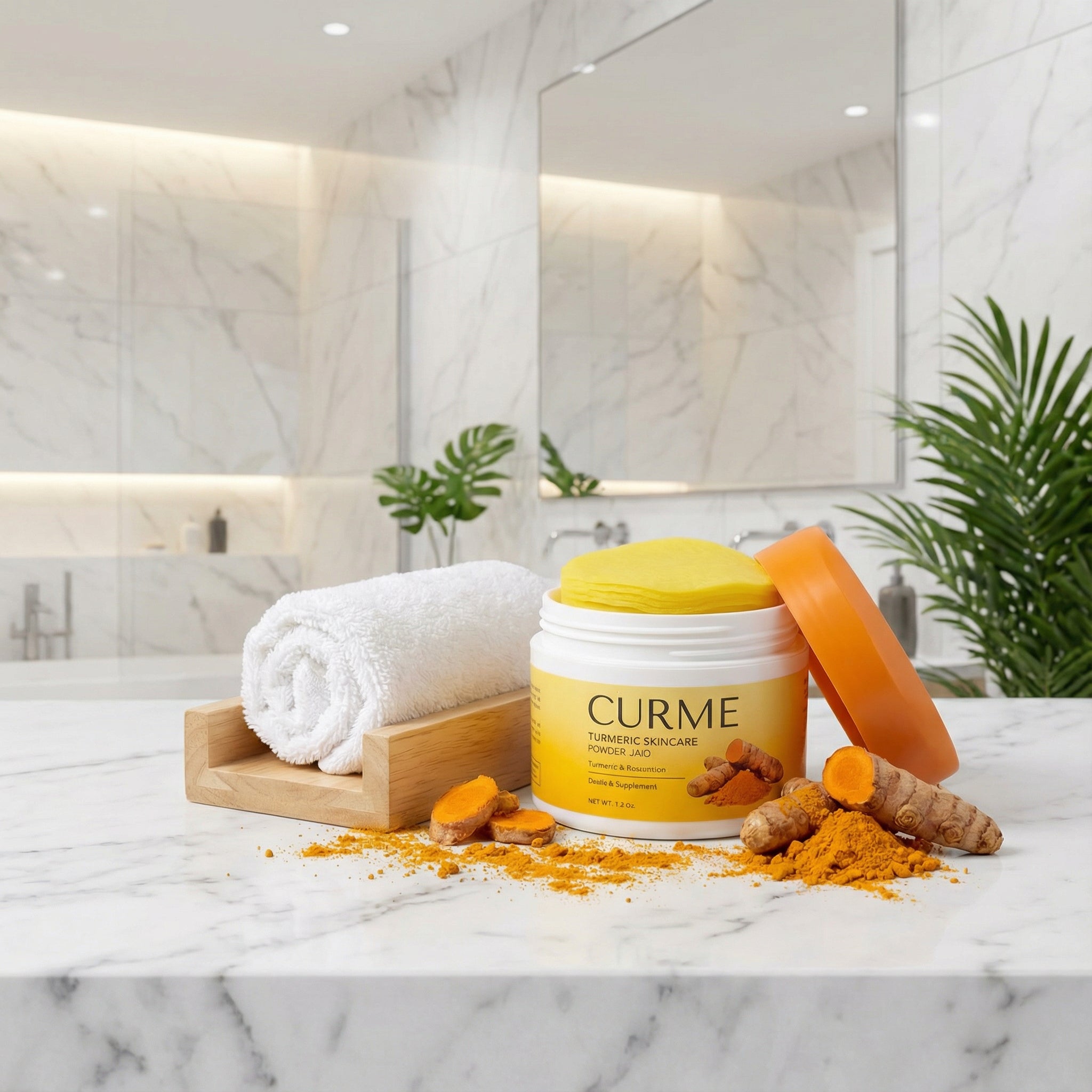 Pads au Curcuma Curme™ : Teint Unifié & Anti-Imperfections